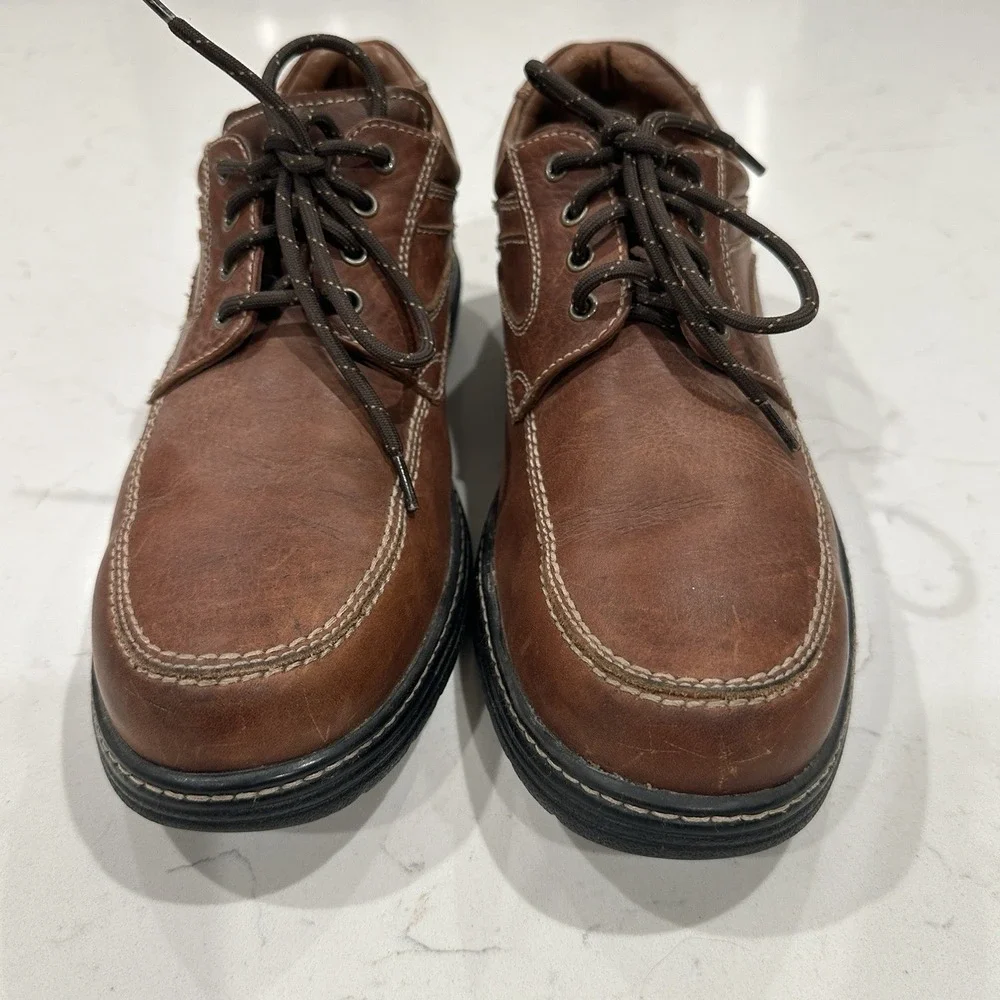 Johnston & Murphy XC4 Waterproof Brown Leather Oxford Shoes 10.5M 25-1074